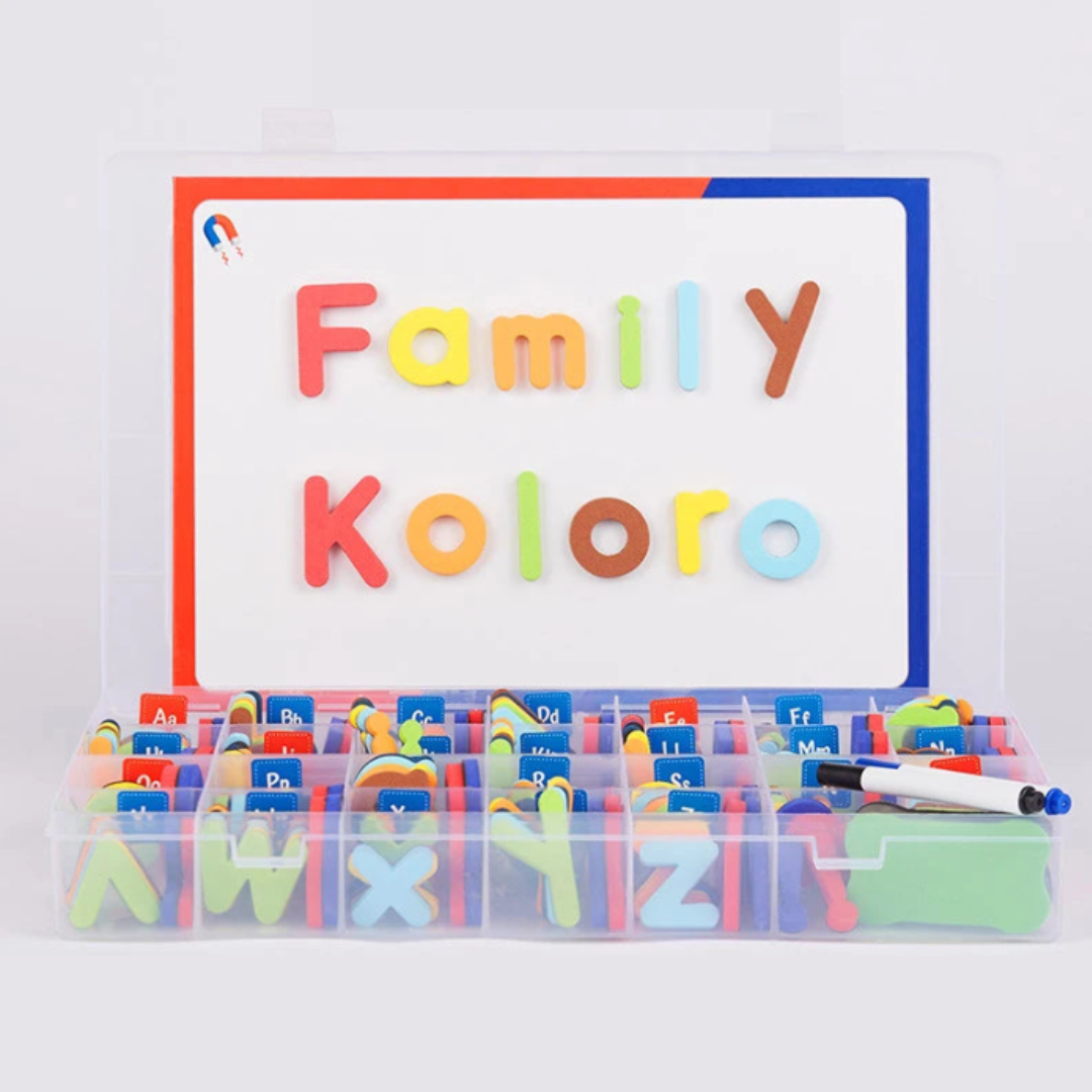 Magnetic Alphabet Letters Kit with Magnet Board