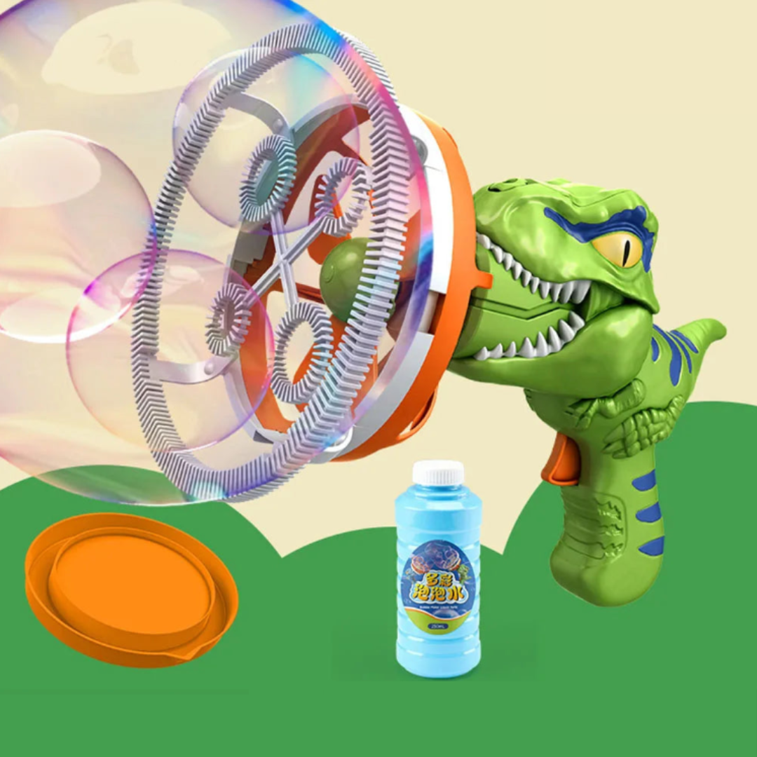 Dino Bubble Gun Machine