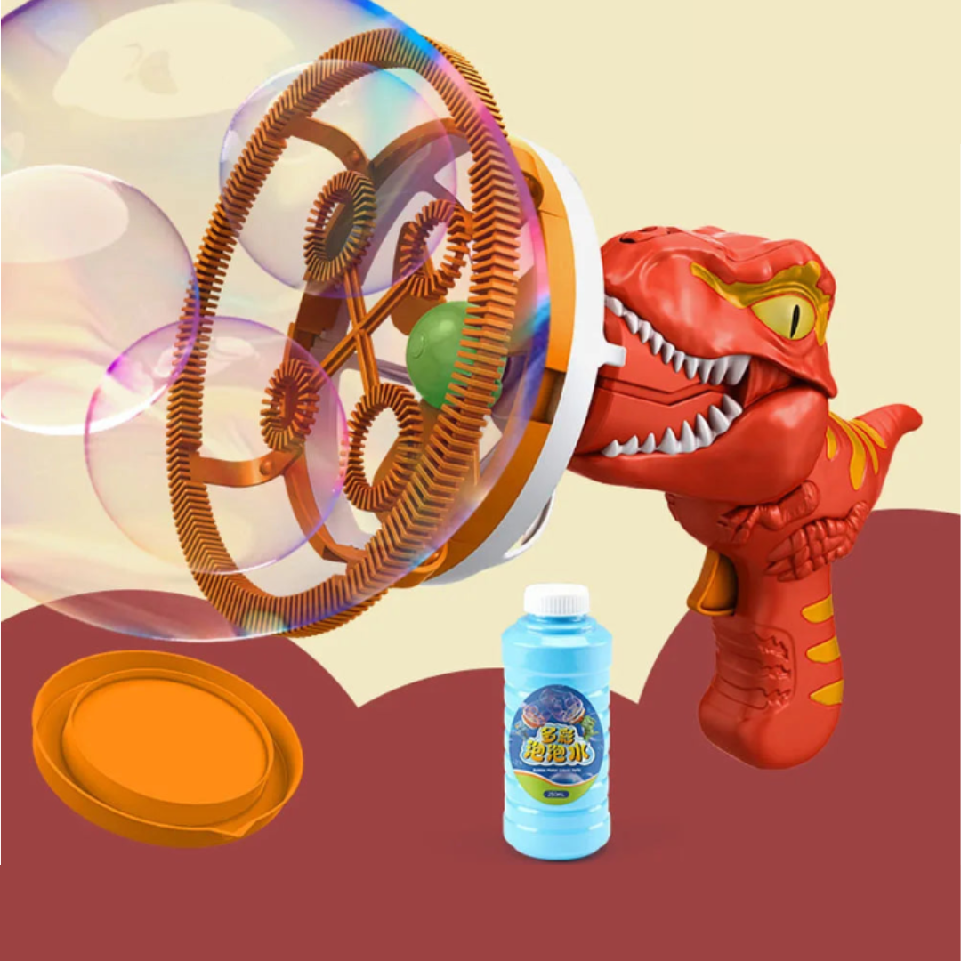 Dino Bubble Gun Machine