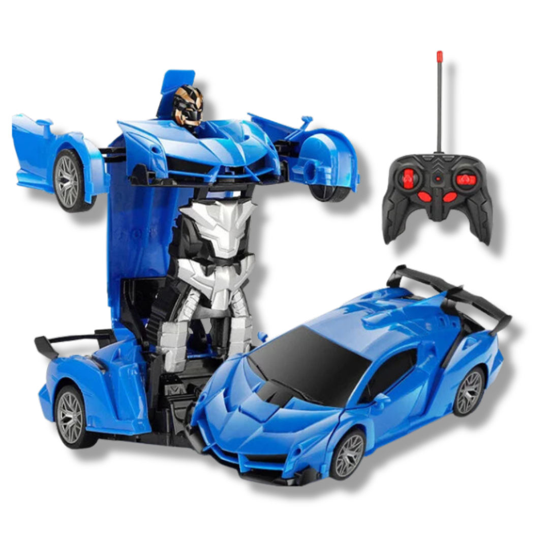 Electric Transforming Police Toy Car