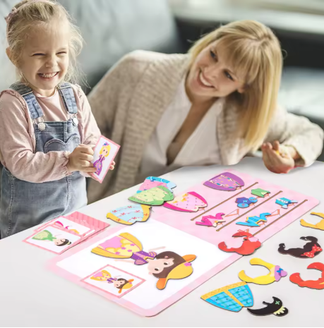 Magnetic Dress-Up Puzzle Set
