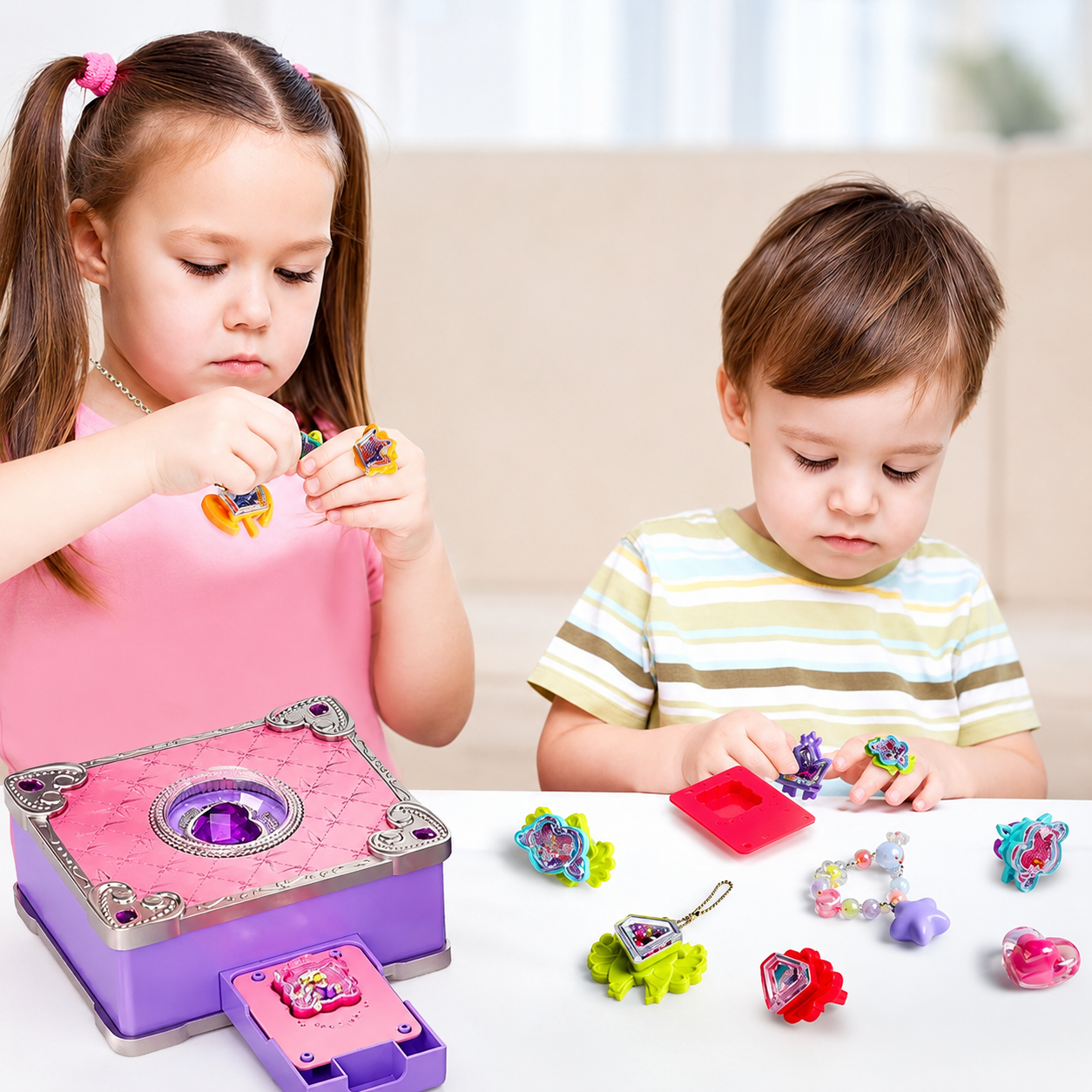 MagicSpark DIY Jewellery Making Kit for Kids