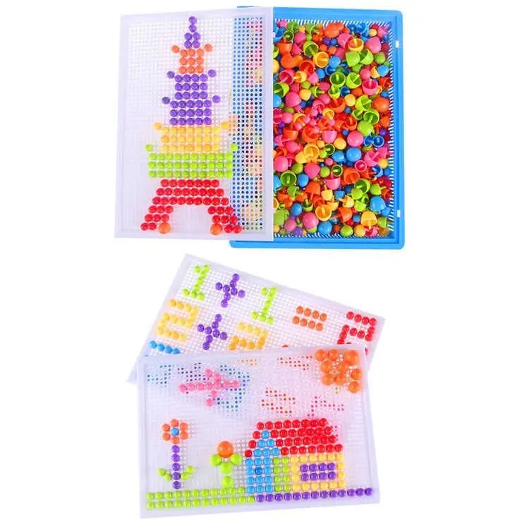 Nail Bead Puzzle Set - 296 Pieces