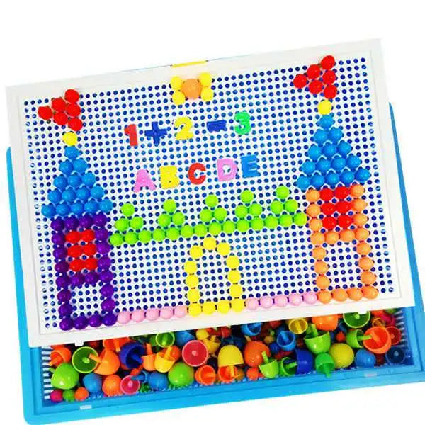 Nail Bead Puzzle Set - 296 Pieces
