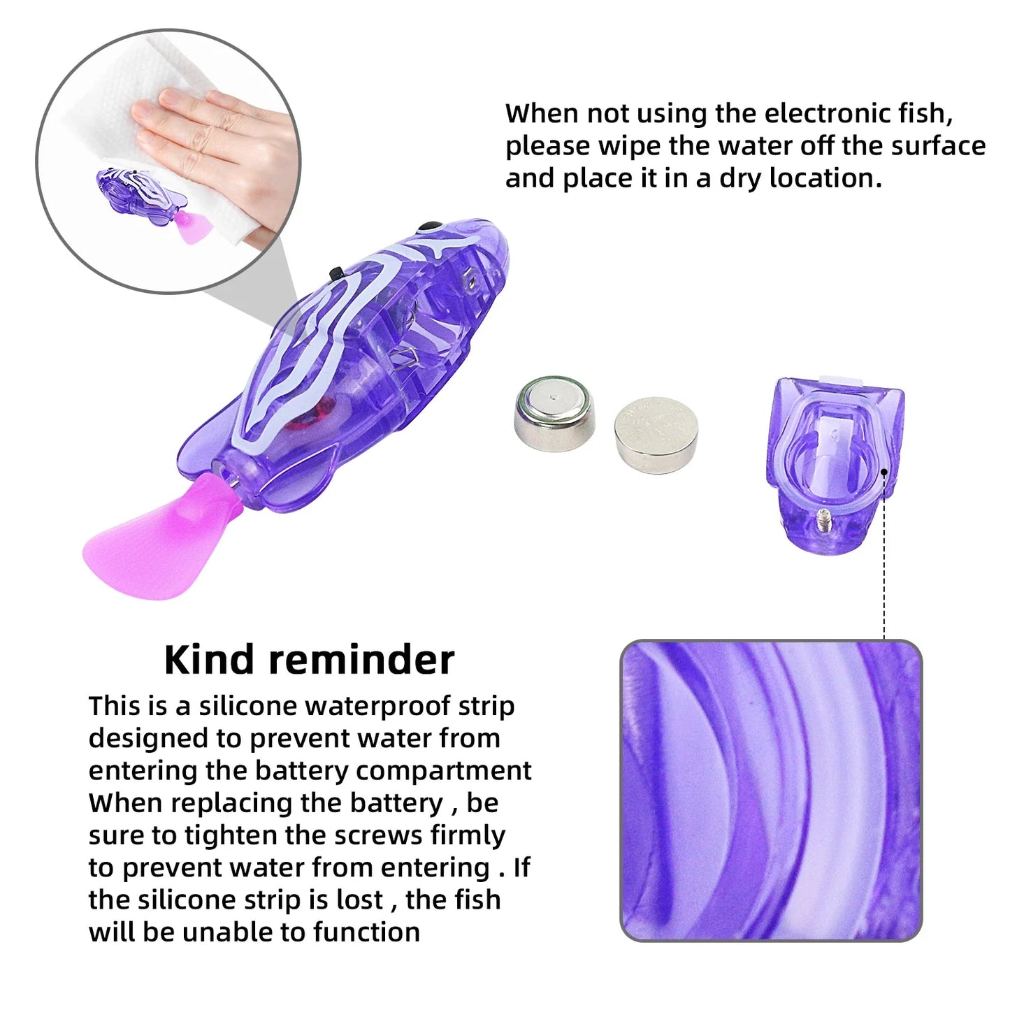 Children's Electronic Swimming Fish Toy