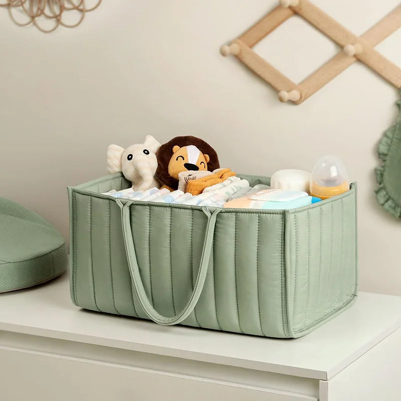 Baby Diaper Organizer Bag β Folding Portable Storage Caddy