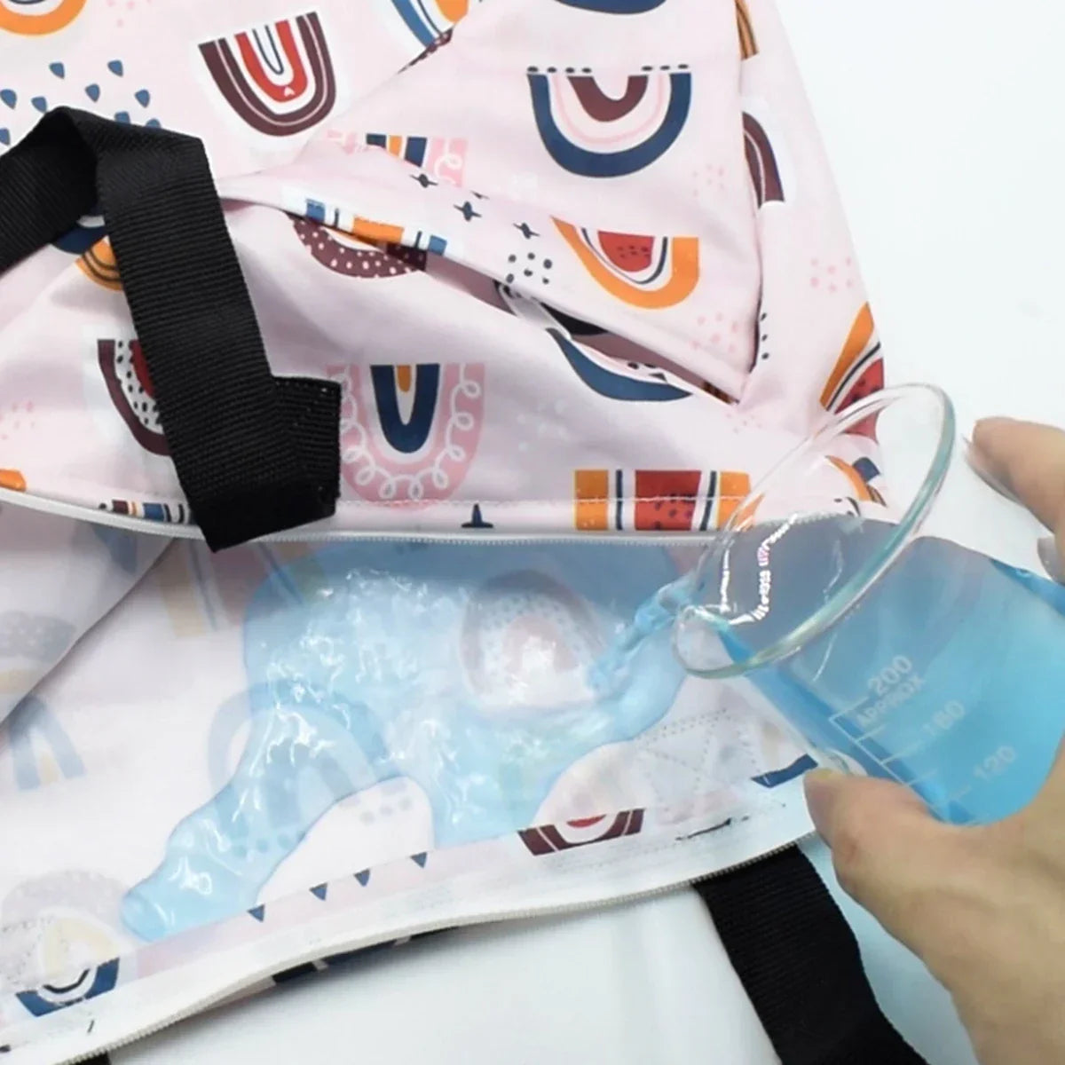 Large Waterproof Baby Wet Bag β Double Pocket Stroller Organizer