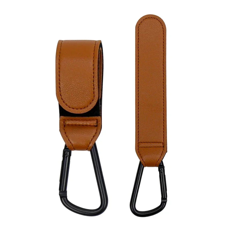 2 PCS Baby Stroller Hooks – 360° Rotatable Organizer