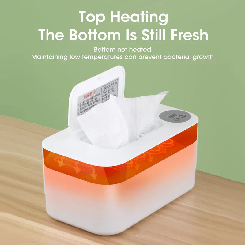 Baby Wipe Warmer – USB Charge Wet Towel Dispenser for Home and Car Use