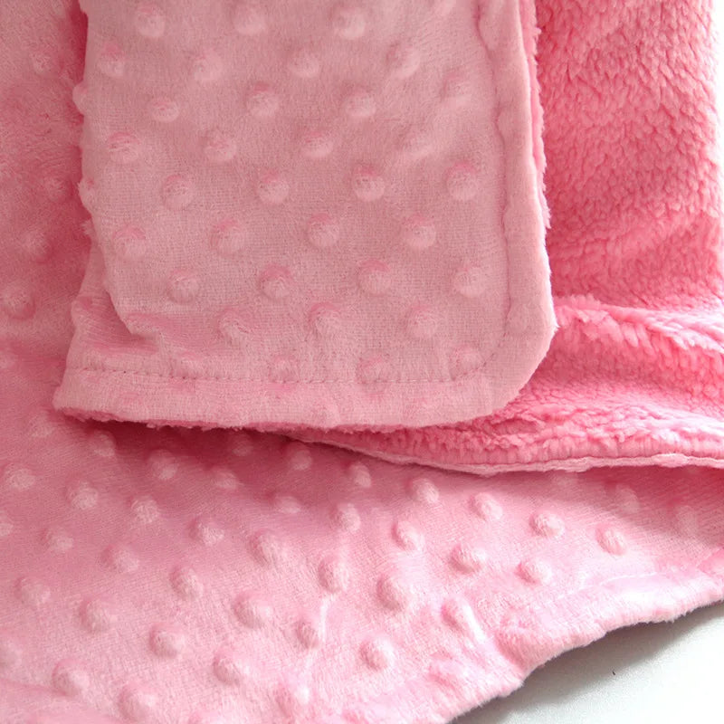 Baby Blanket – Warm Double Layer Swaddle Wrap