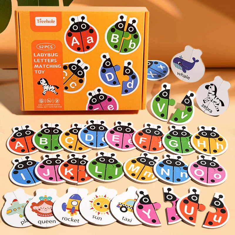 Ladybug ABC Wooden Puzzle