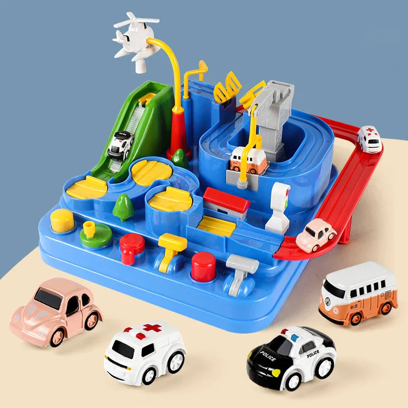 Car Train Track Adventure Set