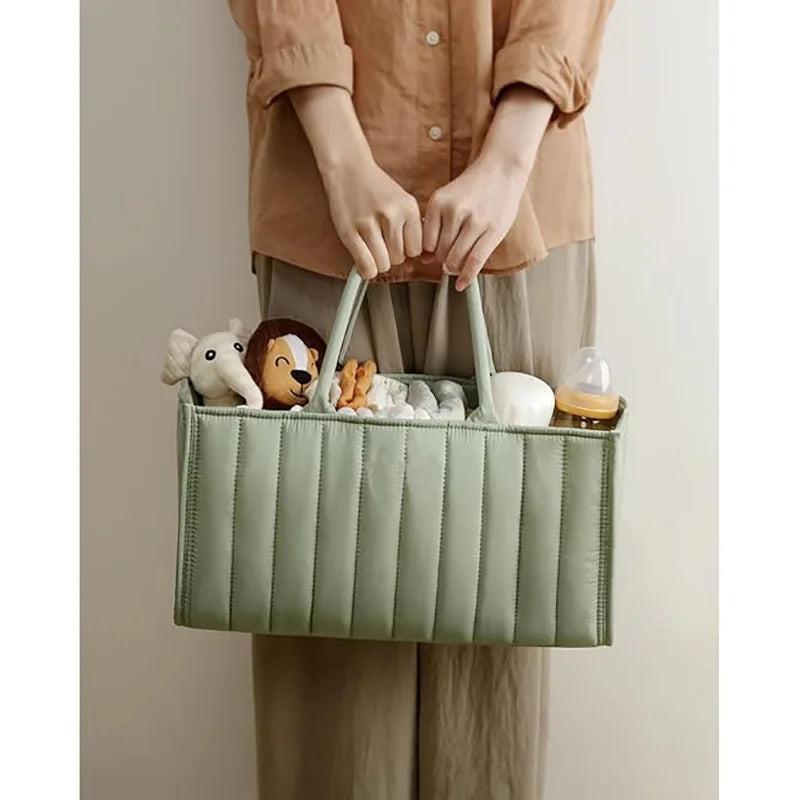 Baby Diaper Organizer Bag β Folding Portable Storage Caddy