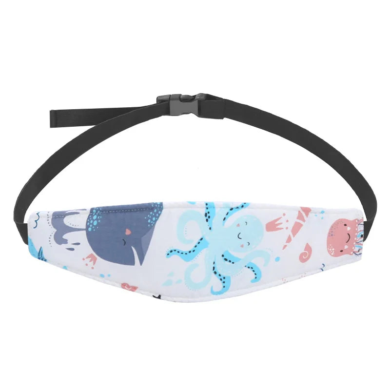 Baby Car Seat Head Support Strap โ Adjustable Sleep Positioner