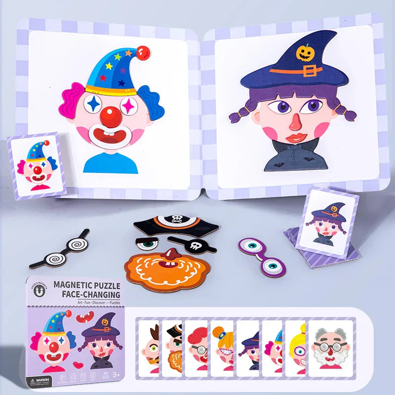 Magnetic Dress-Up Puzzle Set