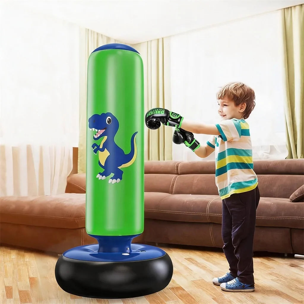Inflatable Dinosaur Punching Bag for Kids