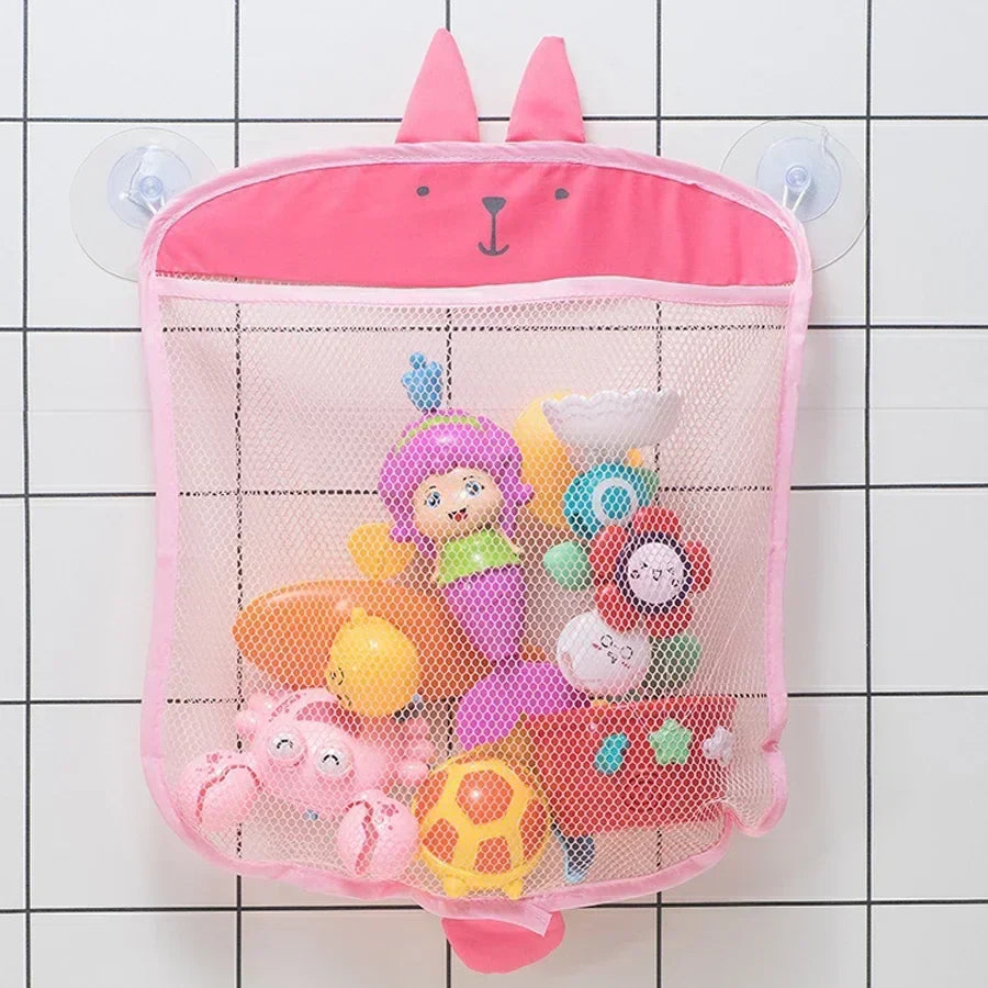 Baby Bath Toy Storage Net β Cartoon Animal Mesh Bag