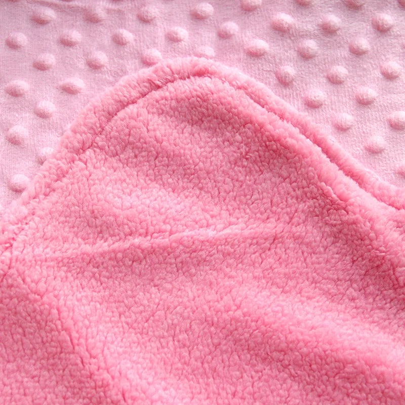 Baby Blanket – Warm Double Layer Swaddle Wrap