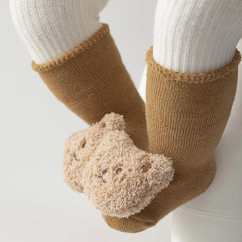 Cute Baby Cotton Bear Socks