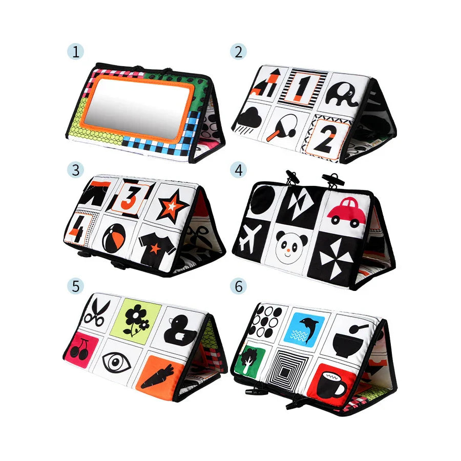 Foldable Crib Toy Activity Soft Book
