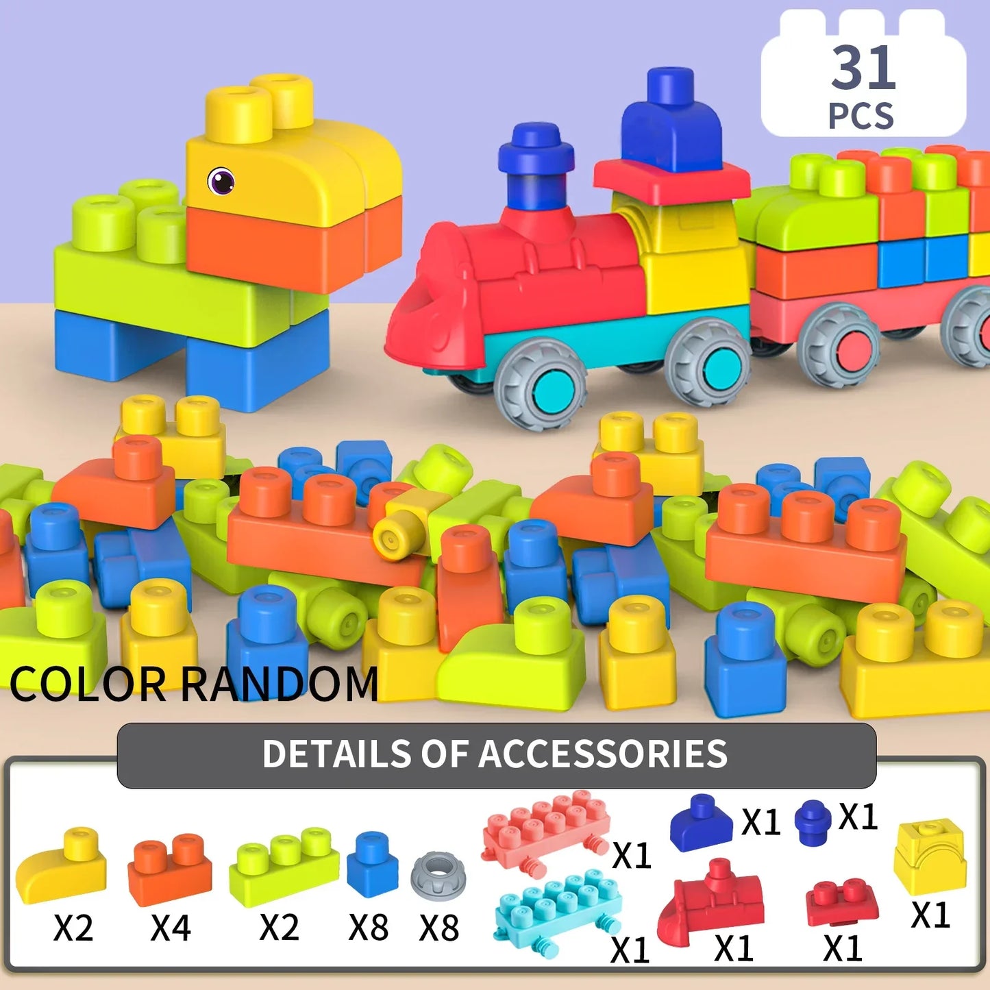 Soft Building Blocks Set