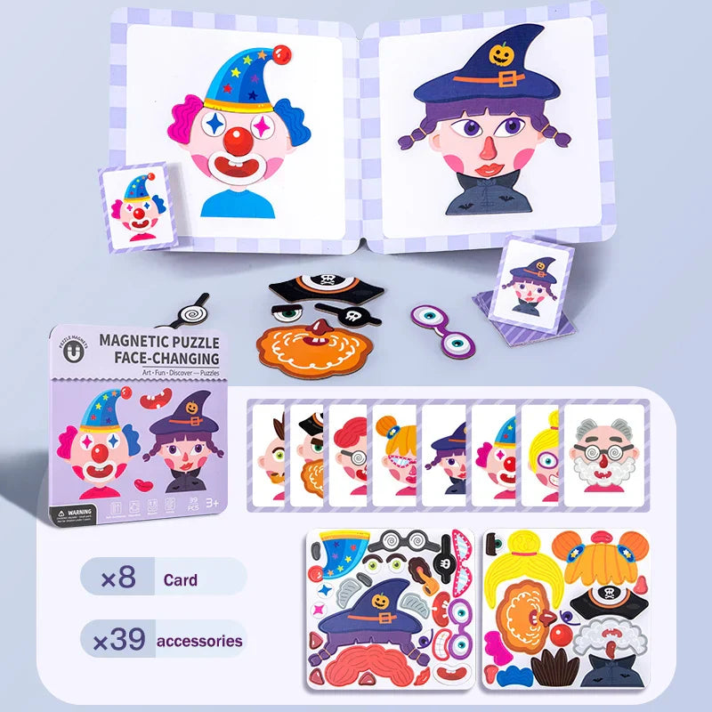 Magnetic Dress-Up Puzzle Set