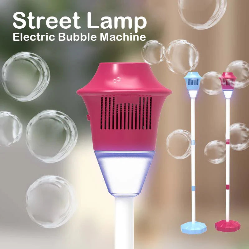BubbleGlow Street Light Bubble Machine
