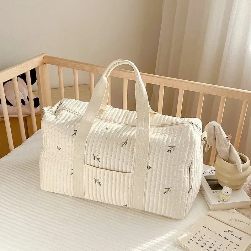 Embroidered Mom Tote Bag β Lightweight Large Capacity Travel Bag