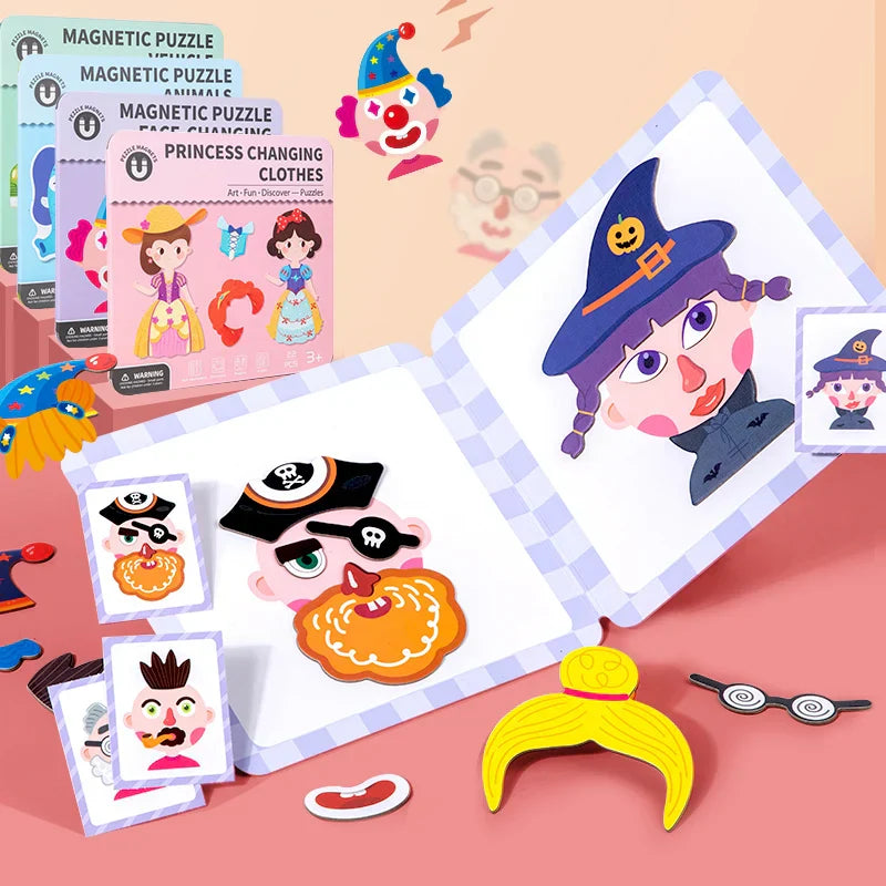 Magnetic Dress-Up Puzzle Set