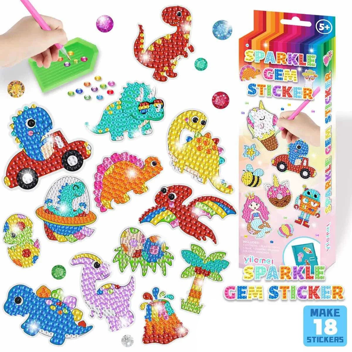 Kids DIY Diamond Painting Sticker Kit ππ¨