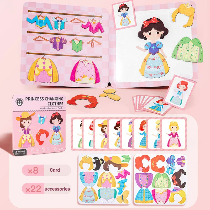 Magnetic Dress-Up Puzzle Set