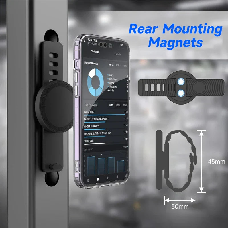 Magnetic Phone Grip Mount for Stroller