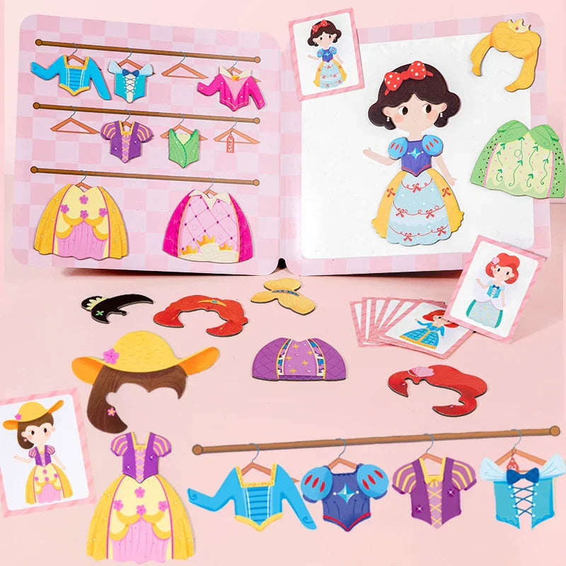 Magnetic Dress-Up Puzzle Set