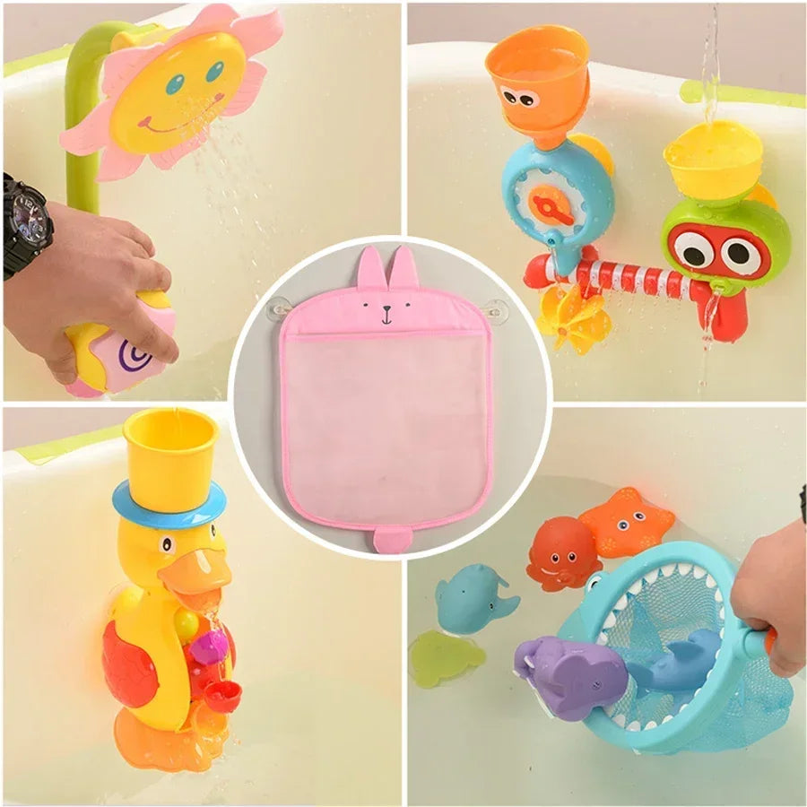 Baby Bath Toy Storage Net β Cartoon Animal Mesh Bag