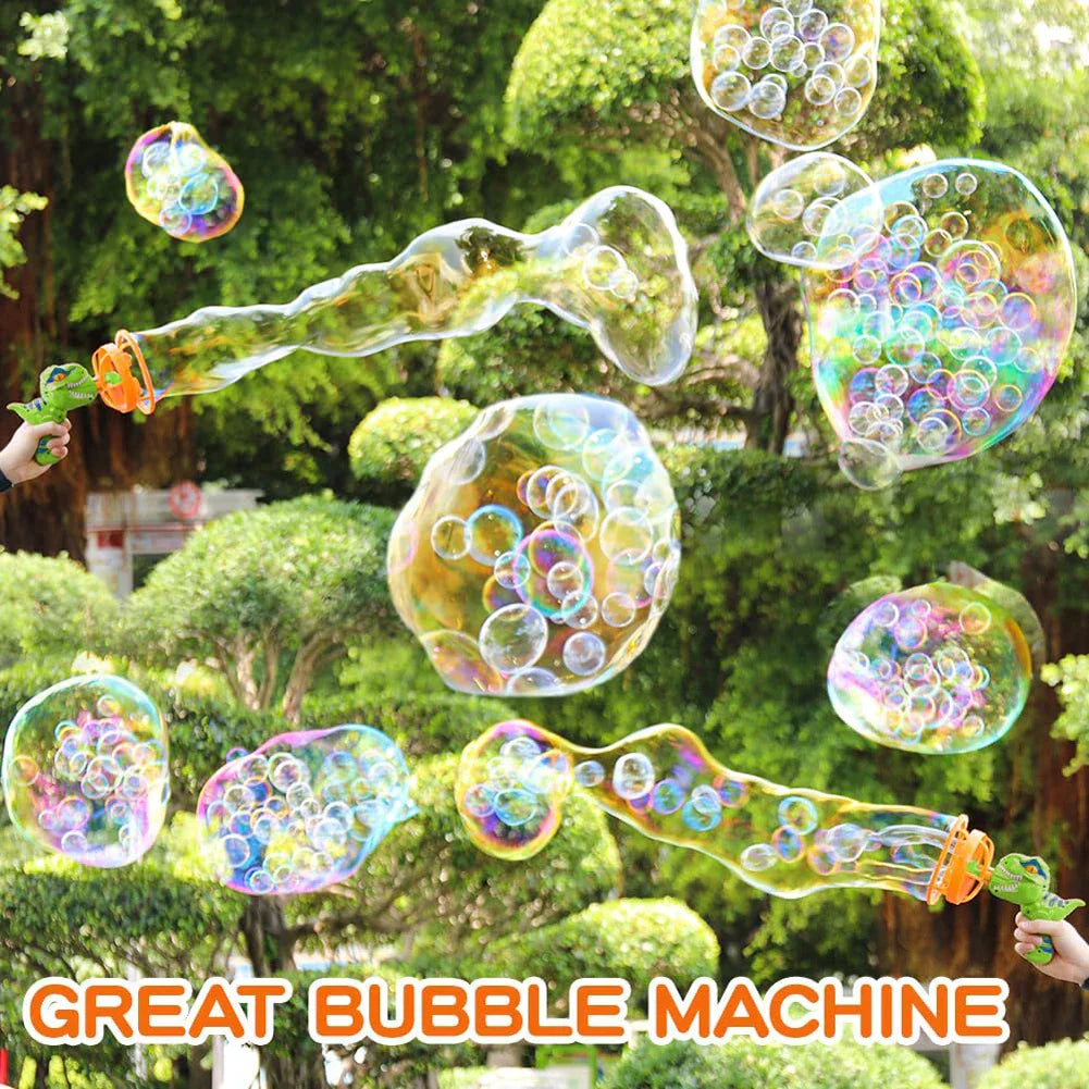 Dino Bubble Gun Machine