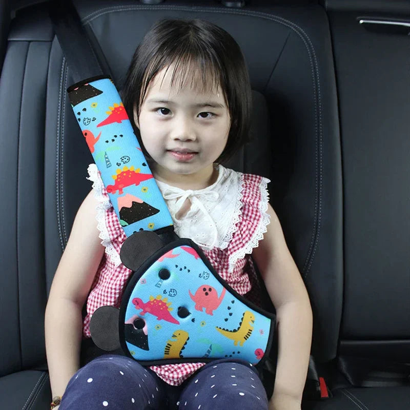 Kids Car Seat Belt Adjuster โ Child Comfort Protector