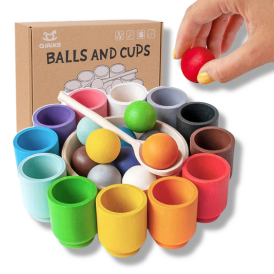 Montessori Wooden Sorting Toy for Toddlers