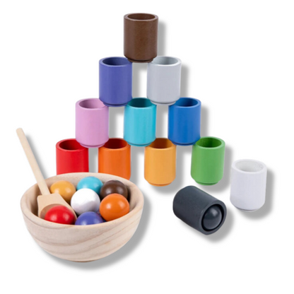 Montessori Wooden Sorting Toy for Toddlers