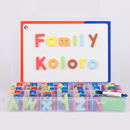 Magnetic Alphabet Letters Kit with Magnet Board