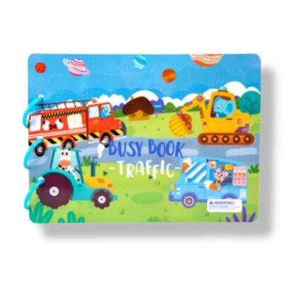 Busy Book for Kids: Animals & Numbers Learning Toy
