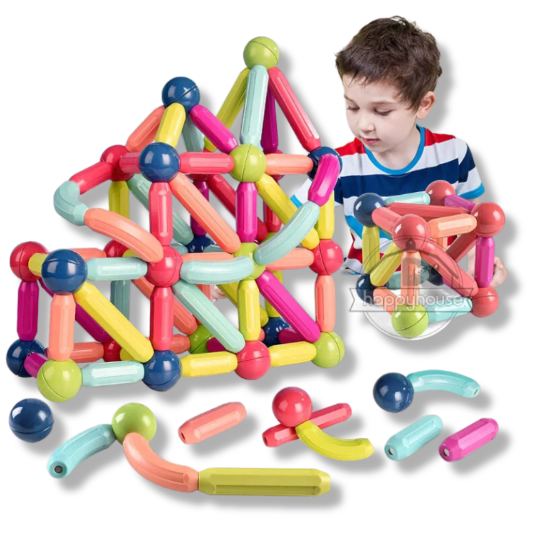 Magnetic Constructor Blocks Set – Kids-Atelier