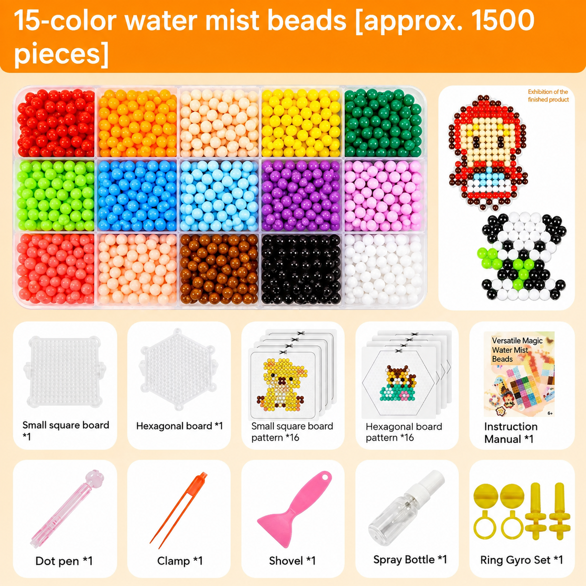Magic Water Fuse Beads - DIY Craft & Creative Bead Set