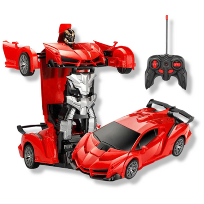 Electric Transforming Police Toy Car