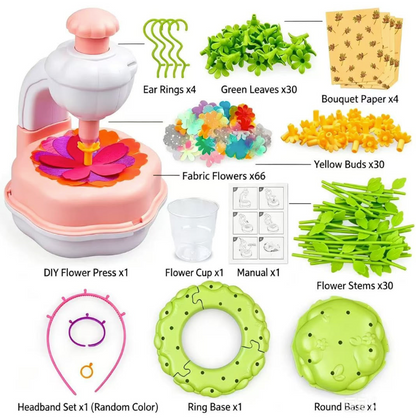 BloomCraft DIY Fabric Flower Bouquet Kit