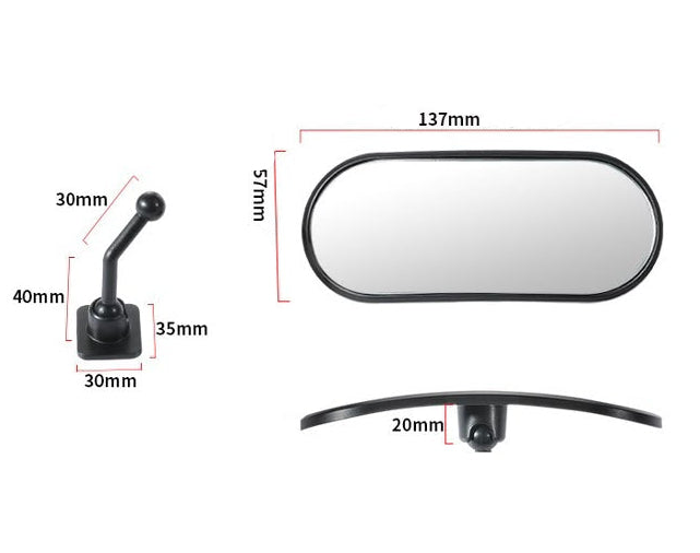 2-in-1 Adjustable Baby Car Seat Mirror – 360° Rotatable 👶🚗