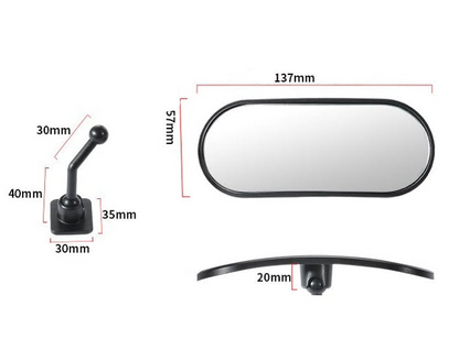 2-in-1 Adjustable Baby Car Seat Mirror – 360° Rotatable 👶🚗