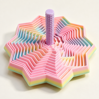SpinGlow 3D Rainbow Sensory Fidget Toy