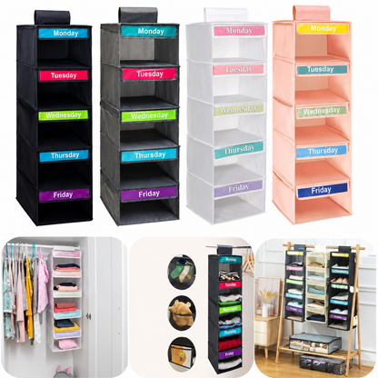 WeekReady - Kids 5-Day Clothes Organiser