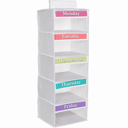 WeekReady - Kids 5-Day Clothes Organiser