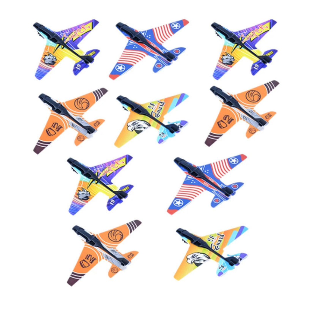 Children's Foam Airplane Launcher Toy – Outdoor Fun for Kids